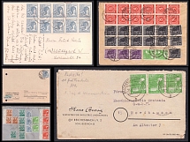 1948 Soviet Russian Zone of Occupation, Germany, Stock of Covers and Postcards