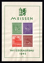 1946 Meissen, Germany Local Post, Souvenir Sheet (Mi. Bl. 1, CV $340, MNH)