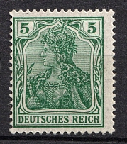1902 5pf German Empire, Germany (Mi. 70, CV $340)