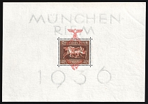 1937 Third Reich, Germany, Souvenir Sheet (Mi. Bl. 10, CV $230, MNH)