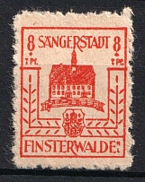 1946 8+7pf Finsterwalde, Germany Local Post (Mi. 5 a V b I, Signed, CV $80, MNH)