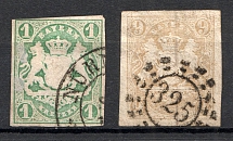 1867 Bavaria Germany (CV $80, Canceled)