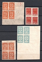 1921 Chita Far Eastern Republic, Russia Civil War (Blocks of Four, MH/MNH)