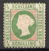 1869-73 Heligoland Germany 1/2 Sh (CV $120)