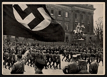 1933 Marching out in Braunschweig, Propaganda Card
