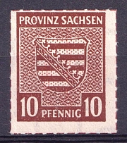 1946 10pf Naumburg (Saale), Germany Local Post (Mi. 7 I, Unofficial Issue, Full Set, CV $390, MNH)