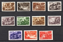 1947 The Reconstruction, Soviet Union, USSR (Imperforated, Full Set, MNH)