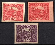 1919-20 Czechoslovakia (Sc. 45a, 29, Variety of Paper)