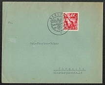 1938 Postally used cover franked with Scott No. Bl 17 postmarked 30 January 1938 in Berlin.