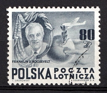 1948 Republic of Poland, Airmail (Fi. 489, Mi. 515, Canceled, CV $50)