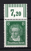 1926-27 8pf Third Reich, Germany (Control Number, CV $60, MNH)