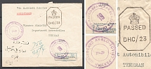 1942 India Soviet-Anglo-Iranian Censorship Bombay - Teheran via Nakkundi Zahedan