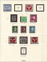 1942-44 Airmail, Germany, Small Group (Cancellations)