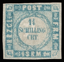 1864 1,25s Schleswig, German States, Germany (Mi 5I, CV $80)