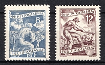 1952-53 Yugoslavia (Mi. 720, 722, CV $60, MNH)