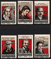 German Advertising Stamps Rheinperle - Margarine, Stock of Cinderellas, Non-Postal Stamps, Labels, Advertising, Charity, Propaganda