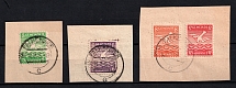 1945 Falkensee, Local Post, Germany (MI. 1-4, Signed, Canceled, CV $160)