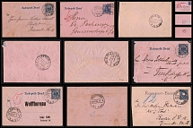 1889-1906 Pneumatic Post, German Empire, Postal Stationery, Covers (Readable Postmarks)