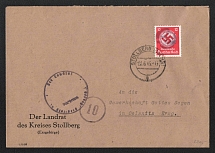 1945 (22 Jun) 12pf Germany Local Post, Cover from Stollberg to Oelsnitz