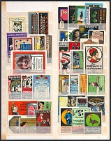 Germany, Stock of Cinderellas, Non-Postal Stamps, Labels, Advertising, Charity, Propaganda (#450)