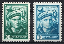 1948 The Navy of USSR Day, Soviet Union, USSR (Full Set, MNH)