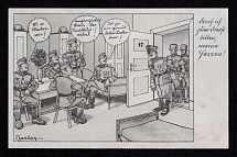 1943 (24 Feb) Soldiers Humor, Third Reich Propaganda, Nazi Germany, Military Postcard