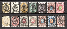 1866-75 Russia, Collection of Readable Postmarks, Cancellations