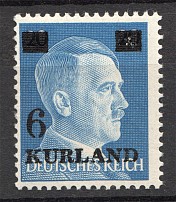 1945 German Occupation of Kurland (Broken '6', CV $120, MNH)