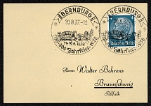 1937 Scott 417 with Special Postmark Bernberg