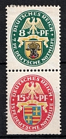 1928 Weimar Republic, Germany (Mi. S 50, Zusammendrucke)