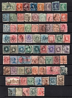 France Italy Spain Monaco Luxembourg (Group of Stamps, Canceled)