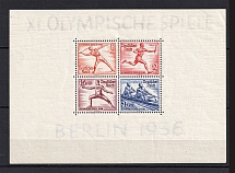 1936 Third Reich, Germany (Block, Sheet №6, CV $65)