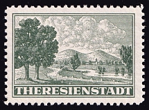 1943 Theresienstadt Ghetto, Bohemia and Moravia, Germany (Mi. 1, CV $230)