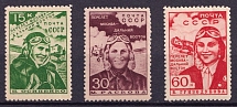 1939 The First Non Stop Flight From Moscow to the Far East, Soviet Union USSR (Full Set)