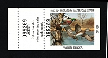 New Hampshire State Duck Stamps, United States Hunting Permit Stamps (CV $110, MNH)