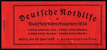 1934 Booklet with stamps of Third Reich, Germany in Excellent Condition (Mi. MH 40.4, CV $650)