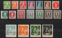 1920 Bavaria, German States, Germany (Mi. 178 - 195, Full Set, CV $30)