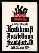 1934 'Cooking Future Exhibition', Frankfurt, Third Reich Propaganda, Cinderella, Nazi Germany