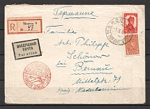 1934 Registered Air Letter from Moscow to Germany