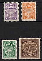 1923-25 Latvia (Mi. 89 - 90, 98, CV $40)