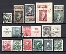 1920-38 Czechoslovakia (Full Sets, Canceled, CV $20)