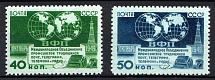 1950 The Telecommunication Trade Union, Soviet Union, USSR (Full Set, MNH)