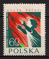 1957 60gr Republic of Poland (Fi. 882 B1, Broken '0' in '60')