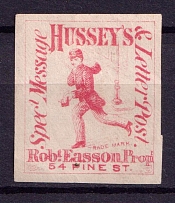 Hussey's Special Messege & Letter Post, United States Locals & Carriers (Old Reprints and Forgeries)