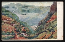 1917-1920 'Adigea - Valley', Czechoslovak Legion Corps in WWI, Russian Civil War, Postcard