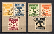 1946 Storkow, Local Mail, Soviet Russian Zone of Occupation, Germany (Full Set, CV $45, STORKOW Postmark)