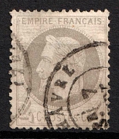 1866 4C France (Mi. 26 B, Used, CV$85)