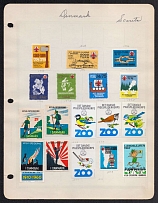 Denmark, Scouts, Scouting, Scout Movement, Stock of Cinderellas, Non-Postal Stamps