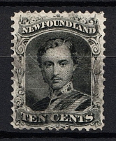 1865-94 10c Newfoundland, Canada (Sc. 27, Canceled, CV $50)
