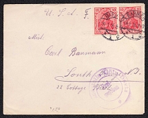 Cologne, Germany - New York, United States, Fleet, Ship, Stock of Cinderellas, Non-Postal Stamps, Labels, Advertising, Charity, Propaganda, Cover